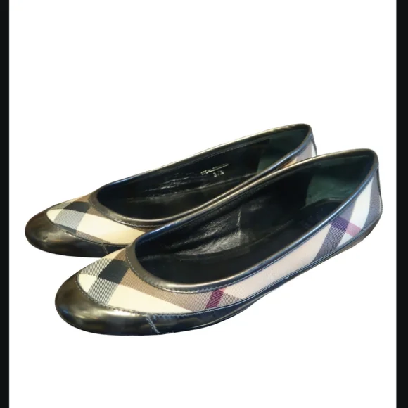 Burberry Checkered Ballet Flats (Sold) - Picture 1 of 10